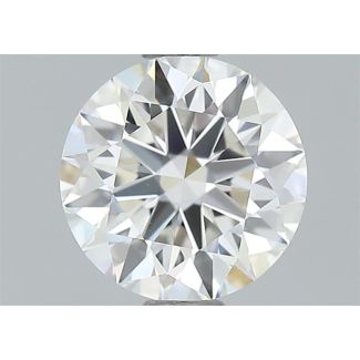 0.91 Carat Round H VVS2 EX GIA Natural Diamond