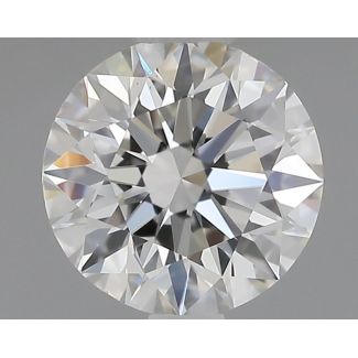 0.6 Carat Round H VS1 EX GIA Natural Diamond