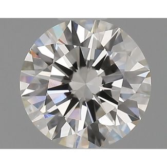 0.6 Carat Round H VS2 EX GIA Natural Diamond