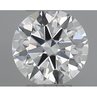 0.28 Carat Round E VVS2 EX GIA Natural Diamond