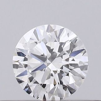 0.24 Carat Round D VVS1 EX VG GIA Natural Diamond