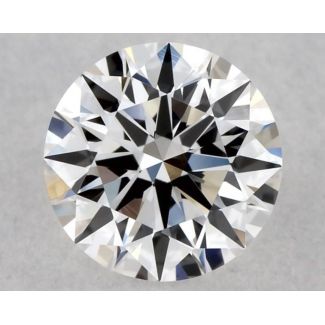 0.41 Carat Round D VVS1 EX GIA Natural Diamond