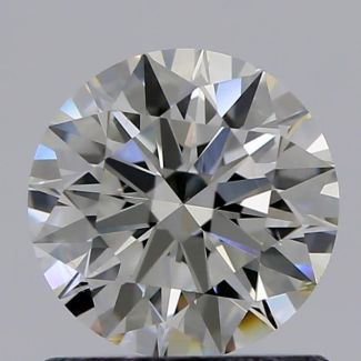 0.84 Carat Round I SI1 EX IGI Natural Diamond