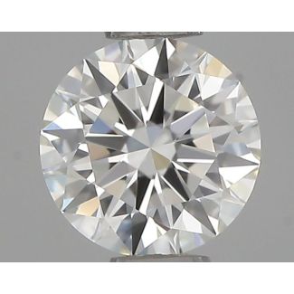 0.5 Carat Round G VVS2 EX IGI Natural Diamond