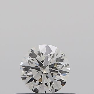 0.31 Carat Round I VS2 EX GIA Natural Diamond