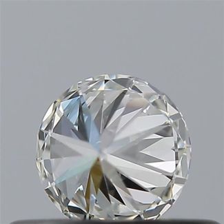 0.27 Carat Round H VVS1 EX GIA Natural Diamond