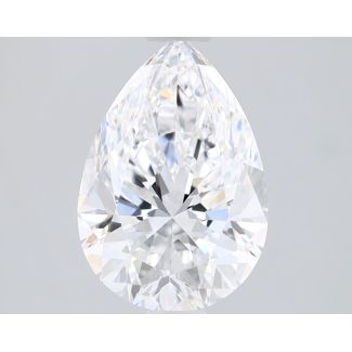 1.52 Carat Pear D VVS1 - EX GIA Natural Diamond