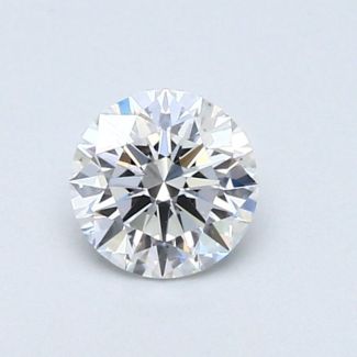 0.51 Carat Round D VS1 EX GIA Natural Diamond