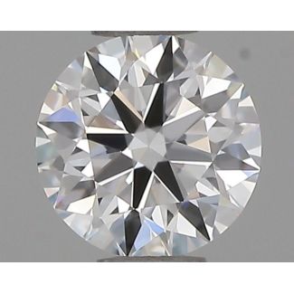 0.4 Carat Round D VVS2 EX VG GIA Natural Diamond