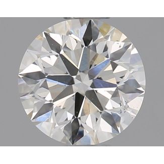 0.71 Carat Round G SI1 EX IGI Natural Diamond