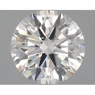 1.73 Carat Round D SI2 EX GIA Natural Diamond