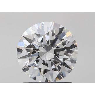 1.12 Carat Round H VVS2 EX GIA Natural Diamond