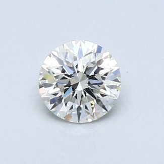 0.46 Carat Round H SI1 VG EX GIA Natural Diamond