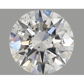 0.5 Carat Round F SI2 EX GIA Natural Diamond