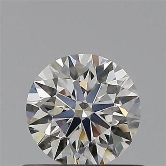 0.51 Carat Round H VS1 EX IGI Natural Diamond