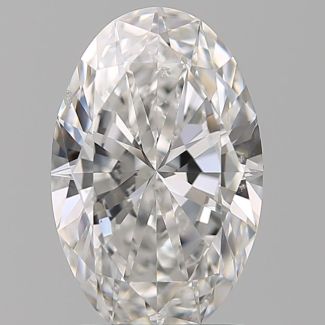 1.50 Carat Oval E SI1 - EX VG GIA Natural Diamond