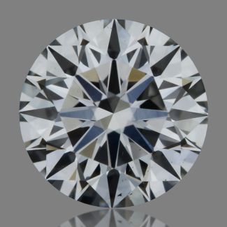 0.43 Carat Round D VS2 EX VG GIA Natural Diamond