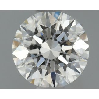 0.51 Carat Round F VS1 EX GIA Natural Diamond