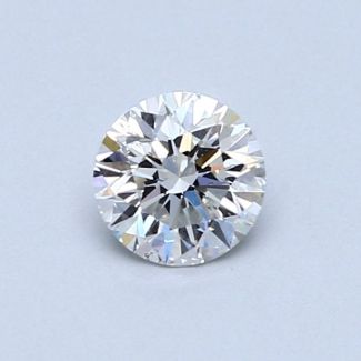 0.5 Carat Round D SI1 VG EX GIA Natural Diamond