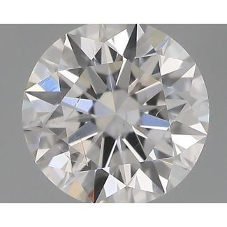 0.31 Carat Round F SI2 EX VG GIA Natural Diamond