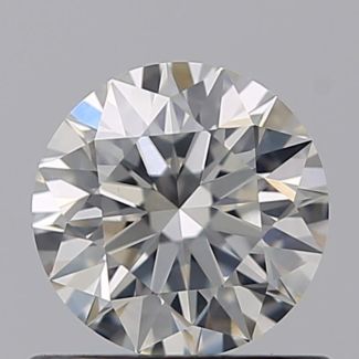 0.60 Carat Round H SI1 EX GIA Natural Diamond