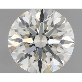 0.31 Carat Round I VVS2 EX IGI Natural Diamond