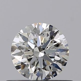 0.40 Carat Round I VS1 EX GIA Natural Diamond