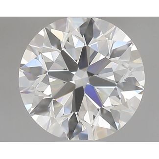 0.61 Carat Round H VVS2 EX GIA Natural Diamond