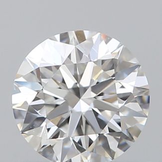 0.31 Carat Round F VS1 EX GIA Natural Diamond