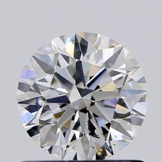 0.70 Carat Round F SI1 EX GIA Natural Diamond