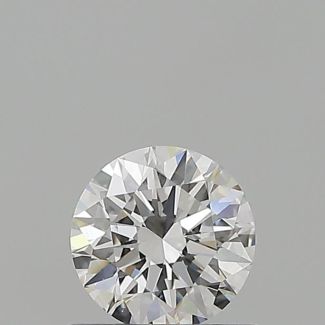 0.53 Carat Round D SI1 EX GIA Natural Diamond