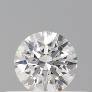 0.31 Carat Round D VVS1 EX GIA Natural Diamond