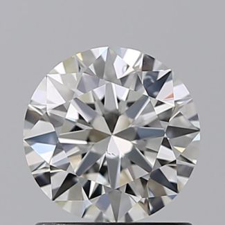 0.90 Carat Round H VS2 EX GIA Natural Diamond