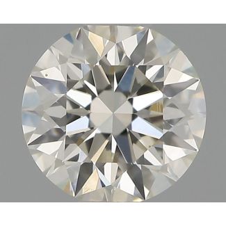 0.44 Carat Round H VS2 EX IGI Natural Diamond