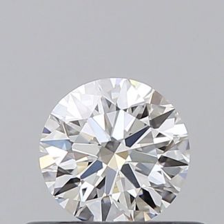 0.35 Carat Round E VVS1 EX GIA Natural Diamond