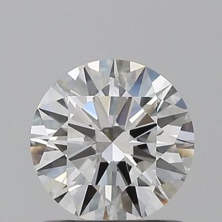 0.82 Carat Round F VVS1 EX GIA Natural Diamond