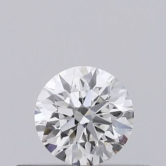 0.27 Carat Round E VVS2 EX GIA Natural Diamond