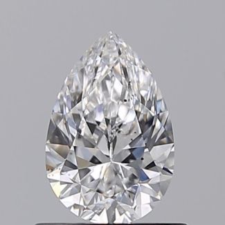 0.60 Carat Pear D VS2 - EX VG GIA Natural Diamond