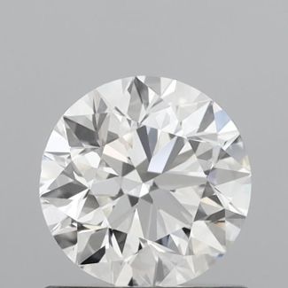 0.9 Carat Round H VVS2 EX GIA Natural Diamond