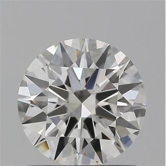 0.80 Carat Round H VVS2 EX GIA Natural Diamond