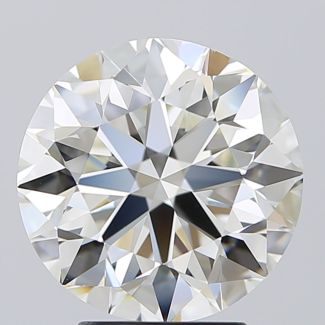 4.01 Carat Round H VVS2 EX IGI Natural Diamond