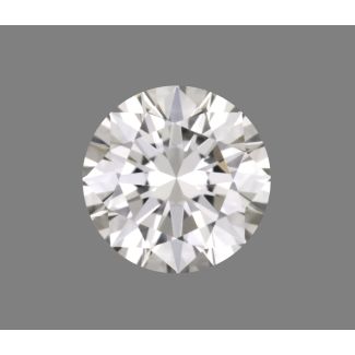 0.22 Carat Round H VVS1 EX GIA Natural Diamond