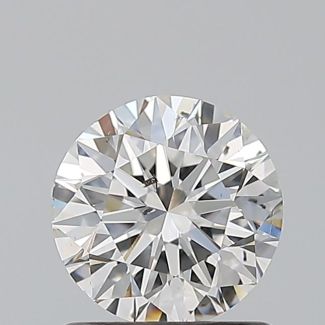 0.9 Carat Round G SI1 EX GIA Natural Diamond