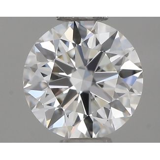 0.45 Carat Round F VVS1 EX IGI Natural Diamond