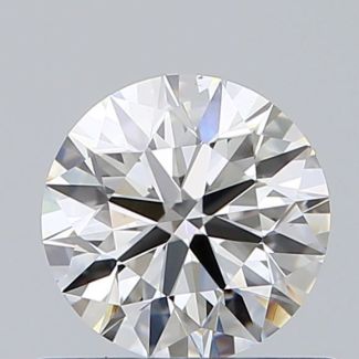 0.59 Carat Round H VS2 EX GIA Natural Diamond