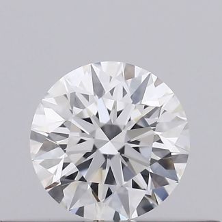 0.24 Carat Round F VVS2 EX VG GIA Natural Diamond