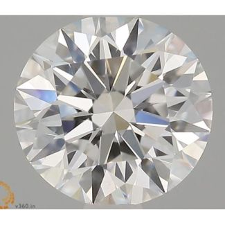 0.6 Carat Round D VS2 EX GIA Natural Diamond