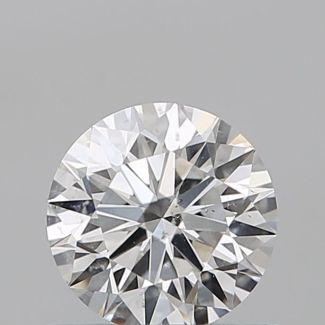 0.61 Carat Round E SI1 EX GIA Natural Diamond