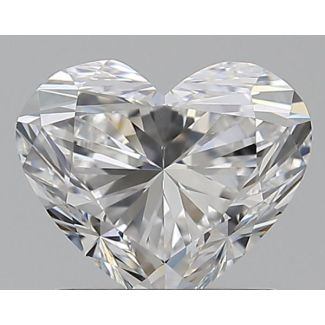 1.11 Carat Heart E VVS1 - EX GIA Natural Diamond