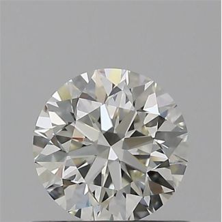 0.50 Carat Round H VVS2 EX IGI Natural Diamond